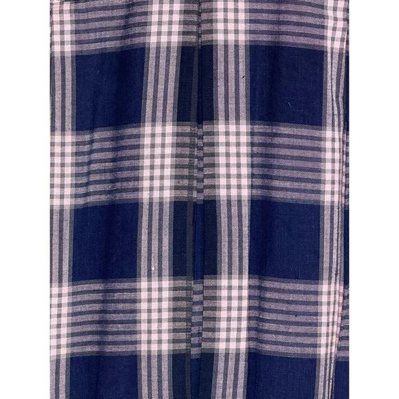 Carolina Herrera Collection II Vintage Plaid Button Up Blazer Navy/Pink 14 - Picture 9 of 10